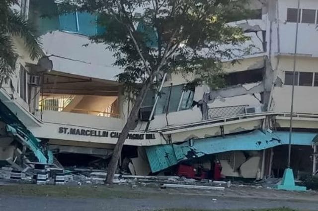 terremoto de 7.8 grados azota filipinas y destroza edificios y hogares videos